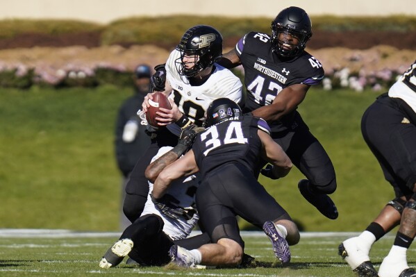 Northwestern football score on sale